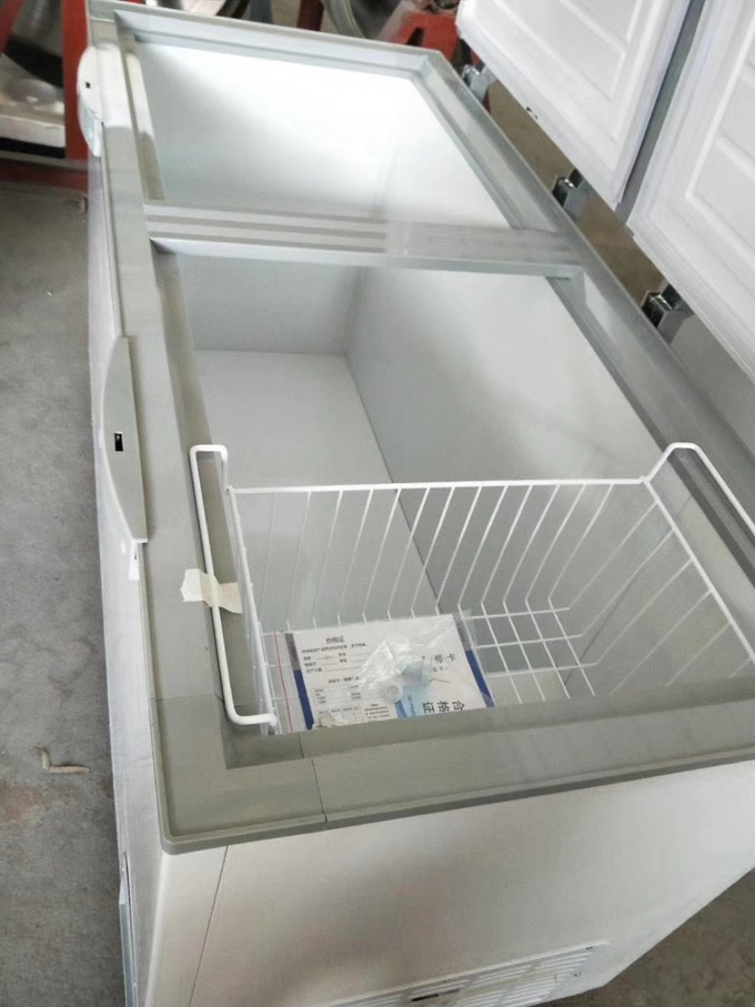 Horizontaler Gefrierschrank ein Gefrierschrank für das Kühl- von frische Nahrung- und Fleisch Innenkühlung 11