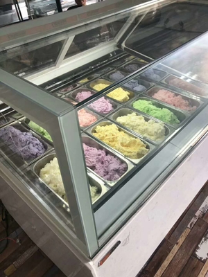 Ice Porridge Ice Cream Display Cabinet Small Direct Cooling