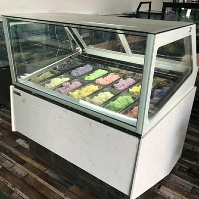 Ice Porridge Ice Cream Display Cabinet Small Direct Cooling