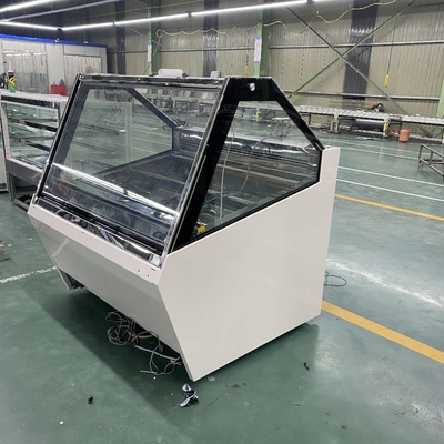Ice Porridge Ice Cream Display Cabinet Small Direct Cooling