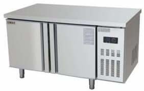 Meat Food Stainless Steel Table Top Freezer 1.8m Dirct Cooling