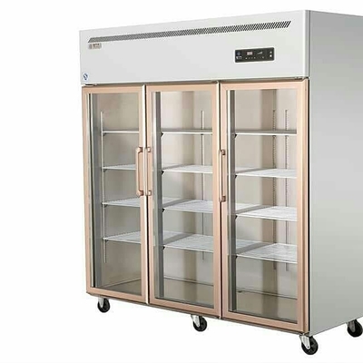 1.8m 3 Door Stainless Steel Refrigerator Corrosion Resistance CE