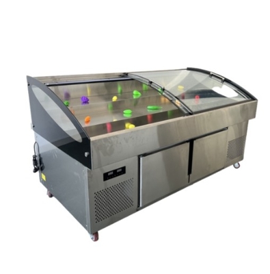 Stainless Steel Stepped Display Refrigeration Facilities 2m