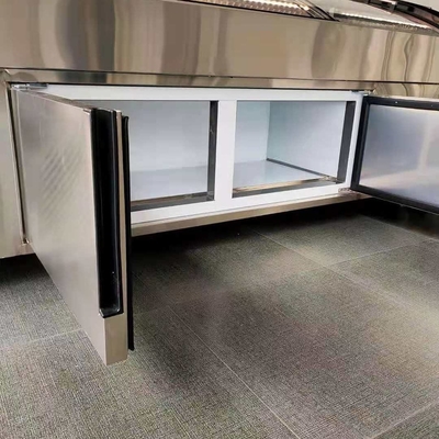 Stainless Steel Stepped Display Refrigeration Facilities 2m