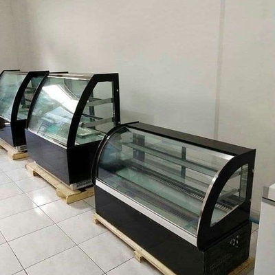 Refrigerated Baking Cabinet Cake Display Cabinet With Lamp