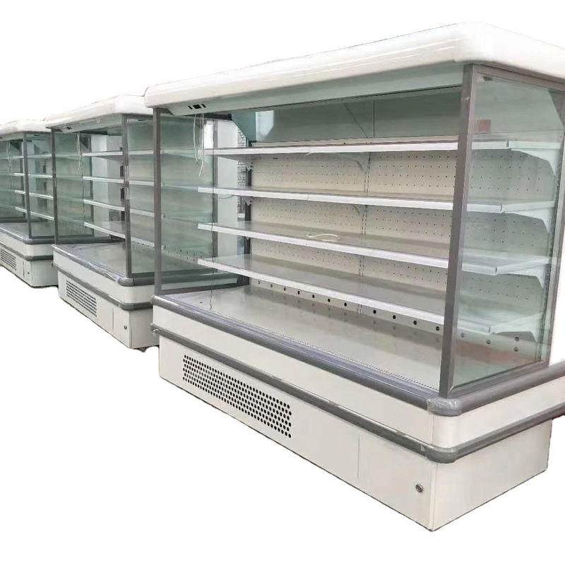 Sliding Door Supermarket Open Chiller 2 To 8 Degree